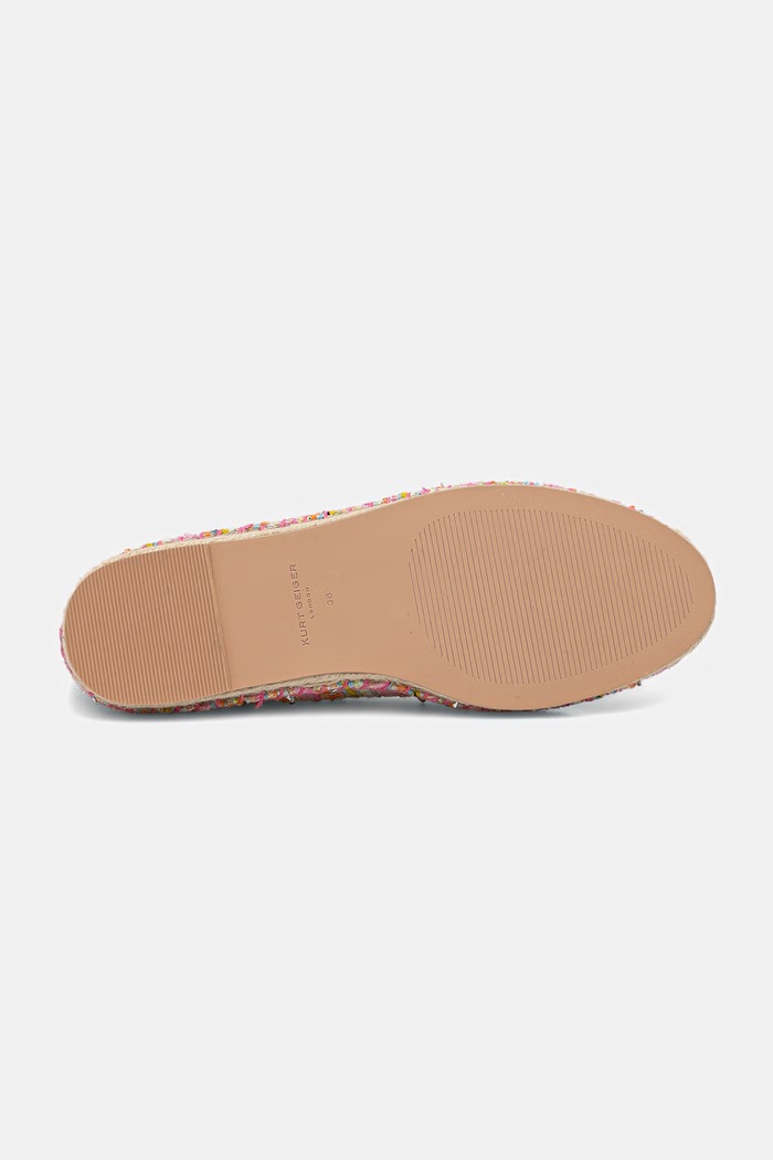 Kurt Geiger London espadrilky dámske Pimlico Tie Ballet 5601657609 ružová