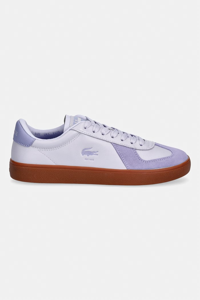 Δερμάτινα sneakers Lacoste Baseshot Pro 50SFA0033.APA μωβ SS26