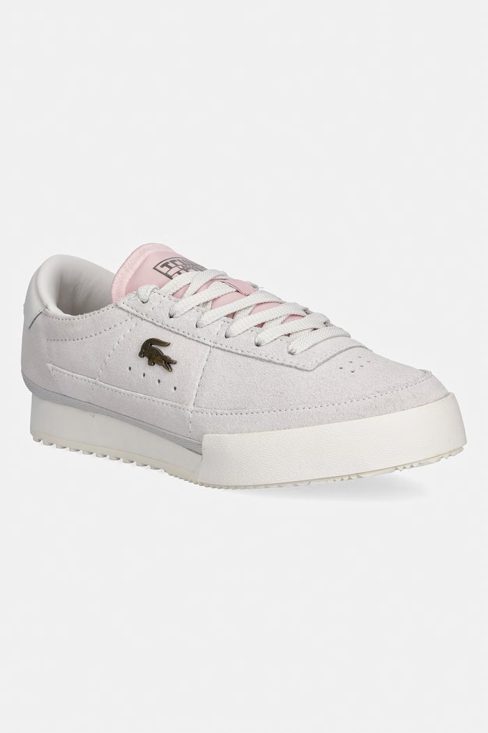 Sneakers Lacoste Aura δέρμα σαμουά γκρί 50SFA0158.UH1