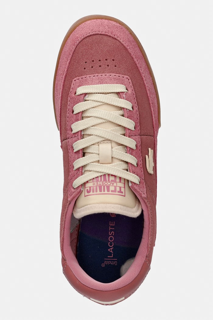 Lacoste Aura маратонки дамски от велур розов 50SFA0163.AJX