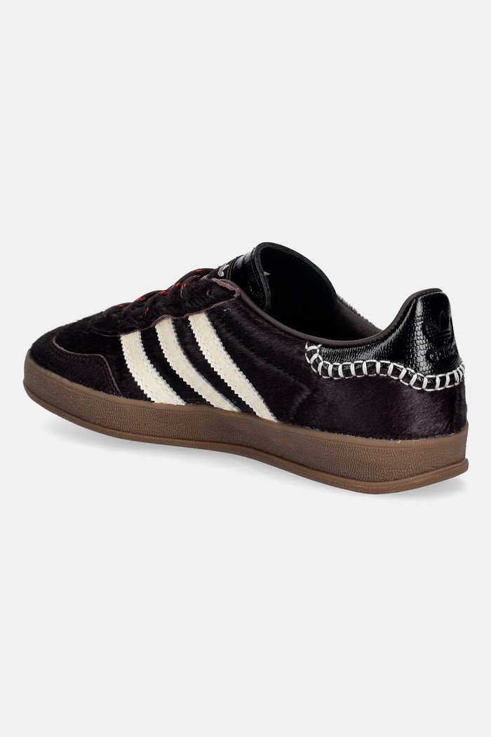 Обувь adidas Originals x Wales Bonner Gazelle Pony кроссовки для женщин кожаные KK3640 коричневый