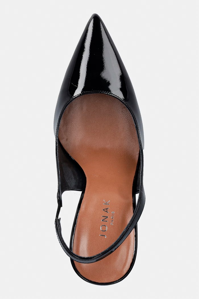 Jonak Токчета кожени DRESSY VERNIS черен 3400179