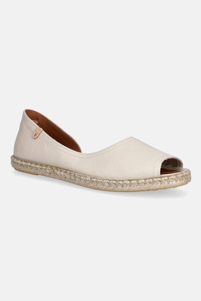Verbenas espadrile pentru femei, din piele CRUZ NUCLEO/GAL bej 0300521073.CRUDO