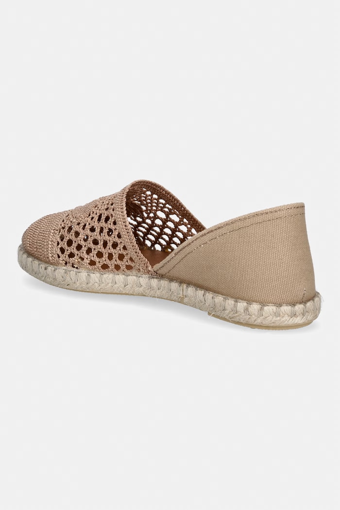 Încălțăminte Verbenas espadrile pentru femei CARMEN CROCHET-LINO/PARIS 0300580561.PIEDRA bej