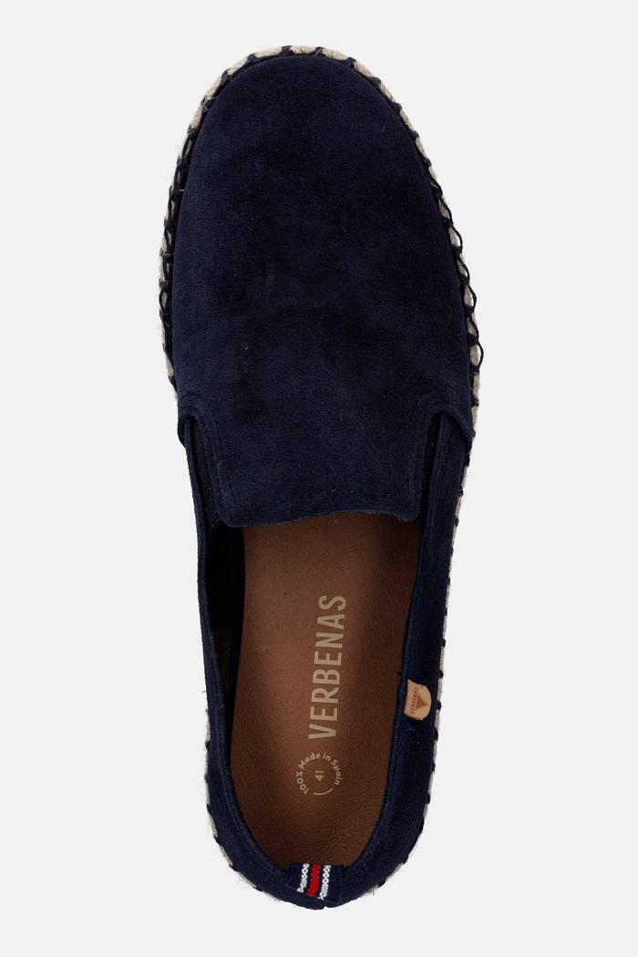 Verbenas espadrilky pánske semišové TOM SERRAJE tmavomodrá 7500040001.MARINO