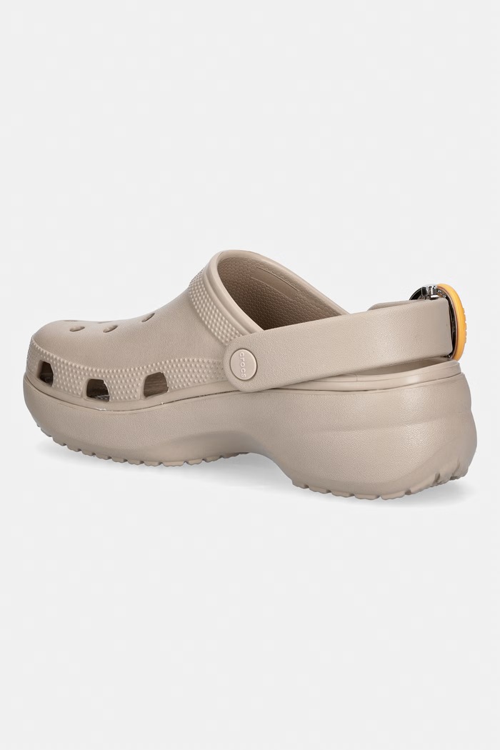 Παπούτσια Crocs σαγιονάρες Στην πλατφόρμα Γυναικεία Classic Platform Buckle Clog 213230.2NM μπεζ