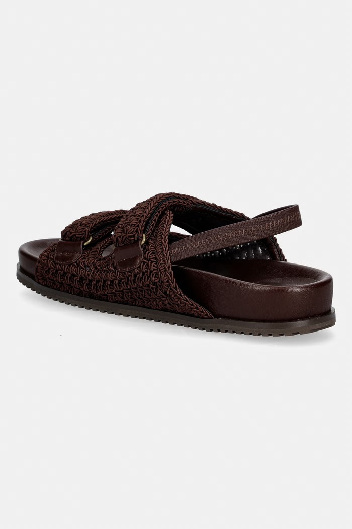 Obuv Twinset sandále dámske 261TGT046.12110 hnedá
