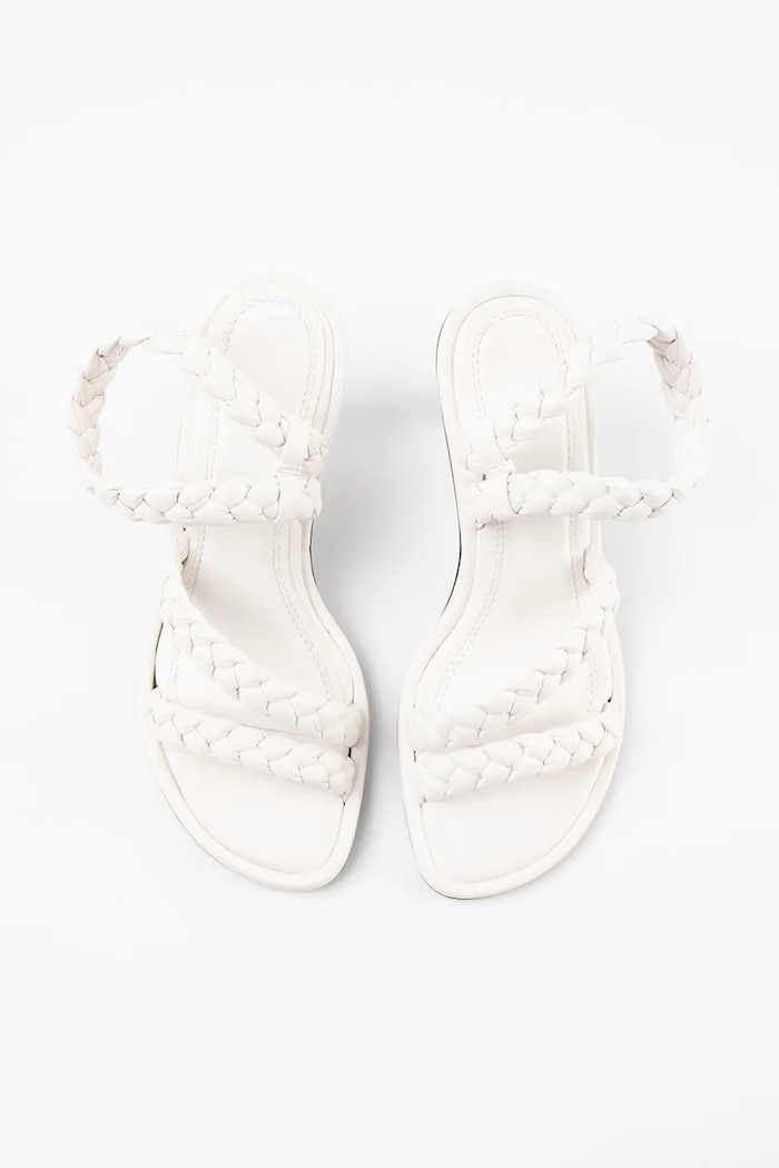 Souliers Martinez sandale de piele ISA ISA.WHITE bej SS26