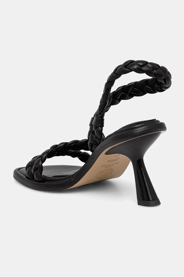 Obuv Souliers Martinez sandále na vysokom podpätku z kože ISA ISA.BLACK čierna