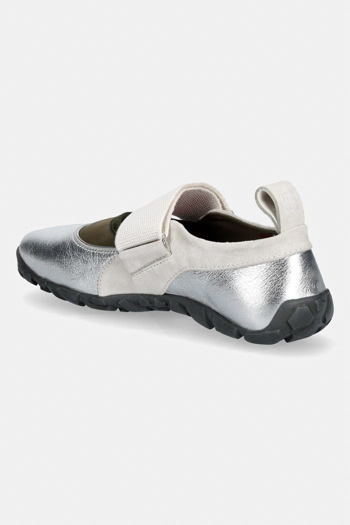 Shoes Wales Bonner Jewel Mary Jane Ballerinas leather WBW46030A.23065.052 gray