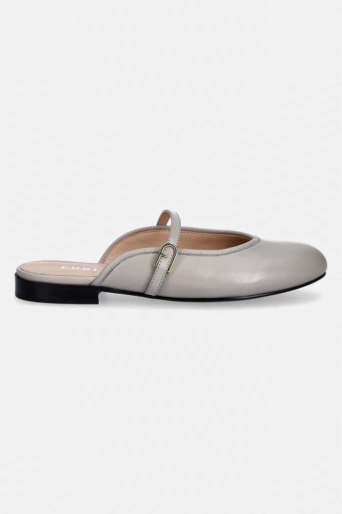 Furla dámske kožené šľapky Etoile YL52ETO.BX4513.4488S béžová SS26