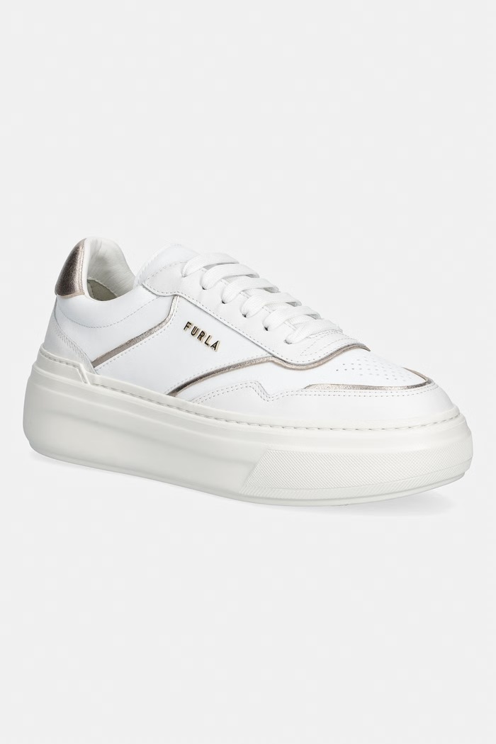Furla Nuage dámske kožené tenisky biela YK73NUA.BX4471.3304S
