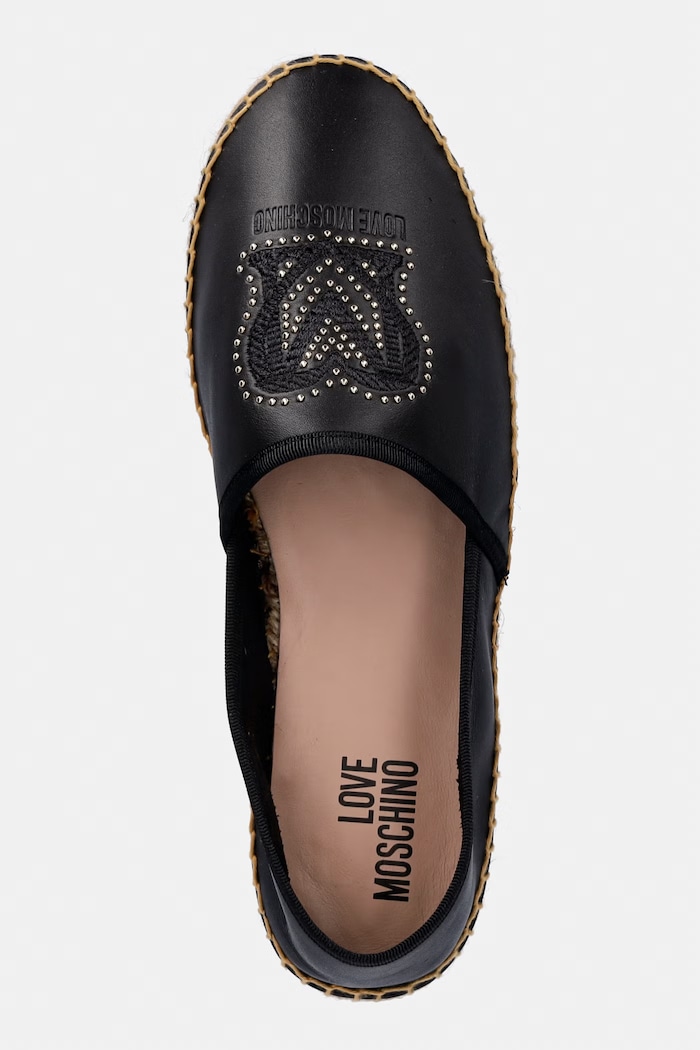 Love Moschino еспадрили дамски черен JA10532G0OIA0000