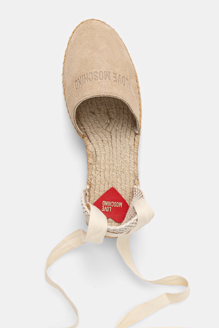Love Moschino dámske semišové espadrilky béžová JA10562G0OIG5104