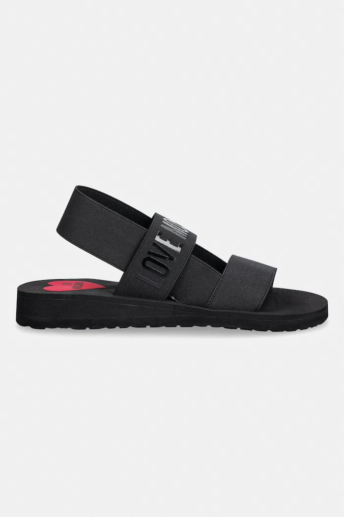 Love Moschino sandále dámske JA16033G0OJN7000 čierna SS26