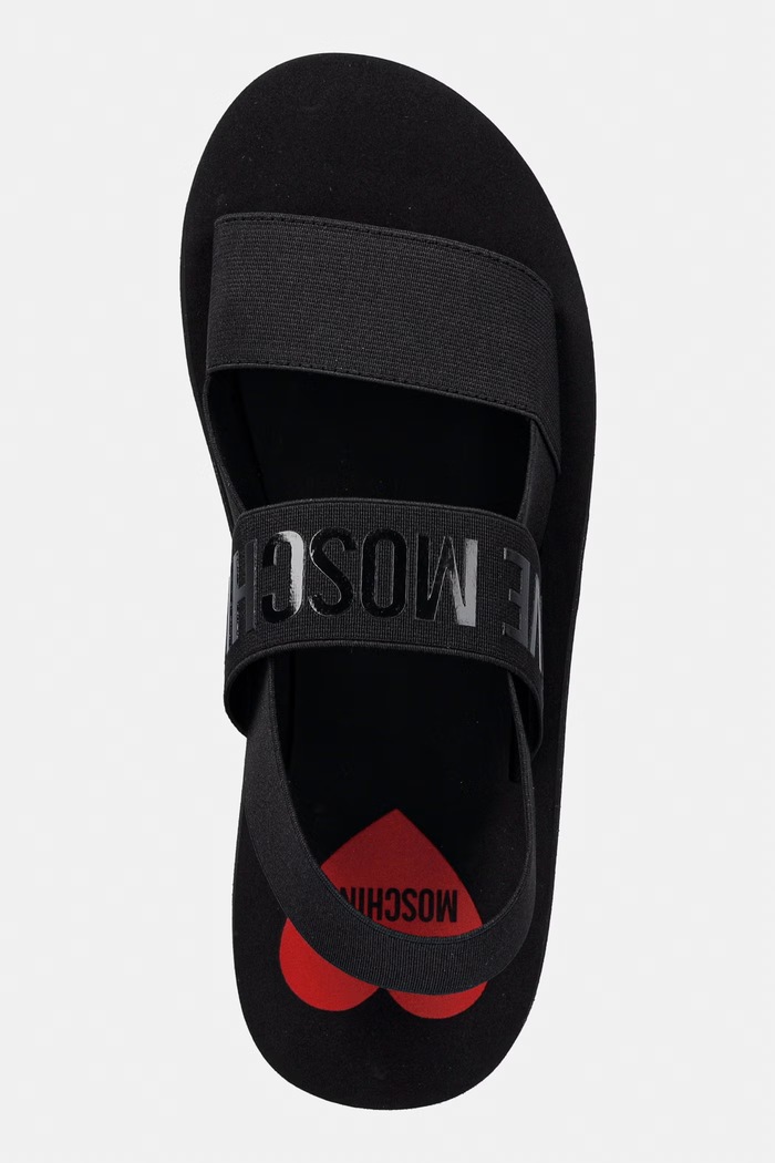 Love Moschino sandále dámske čierna JA16033G0OJN7000