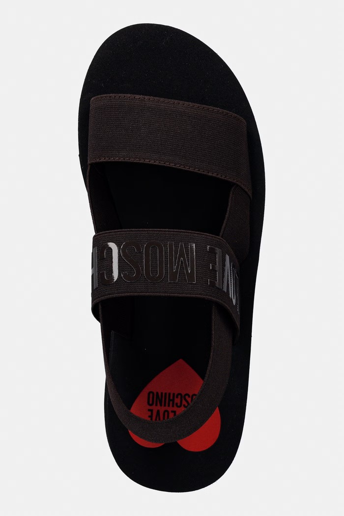 Love Moschino sandále dámske hnedá JA16033G0OJN7203