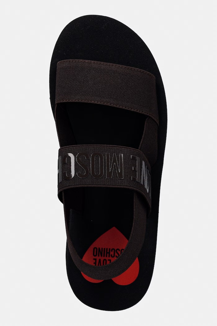 Love Moschino sandále dámske hnedá JA16033G0OJN7203