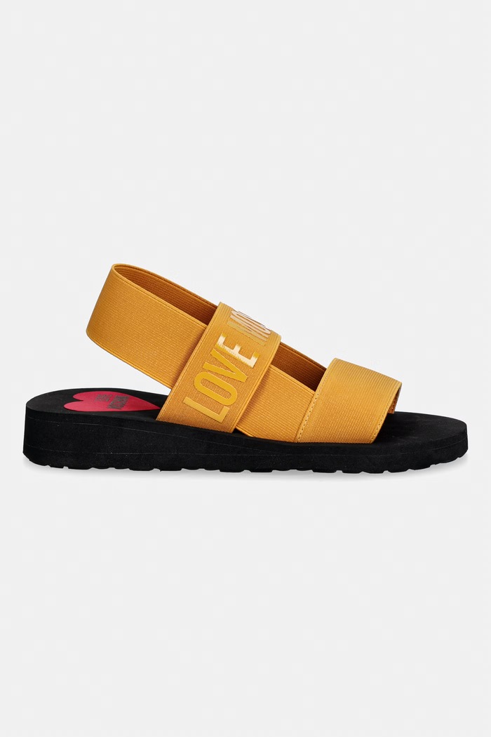 Love Moschino sandále dámske JA16033G0OJN7411 oranžová SS26