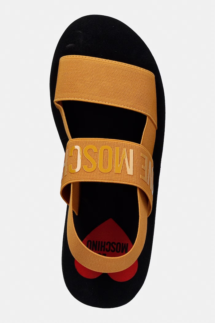 Love Moschino sandále dámske oranžová JA16033G0OJN7411