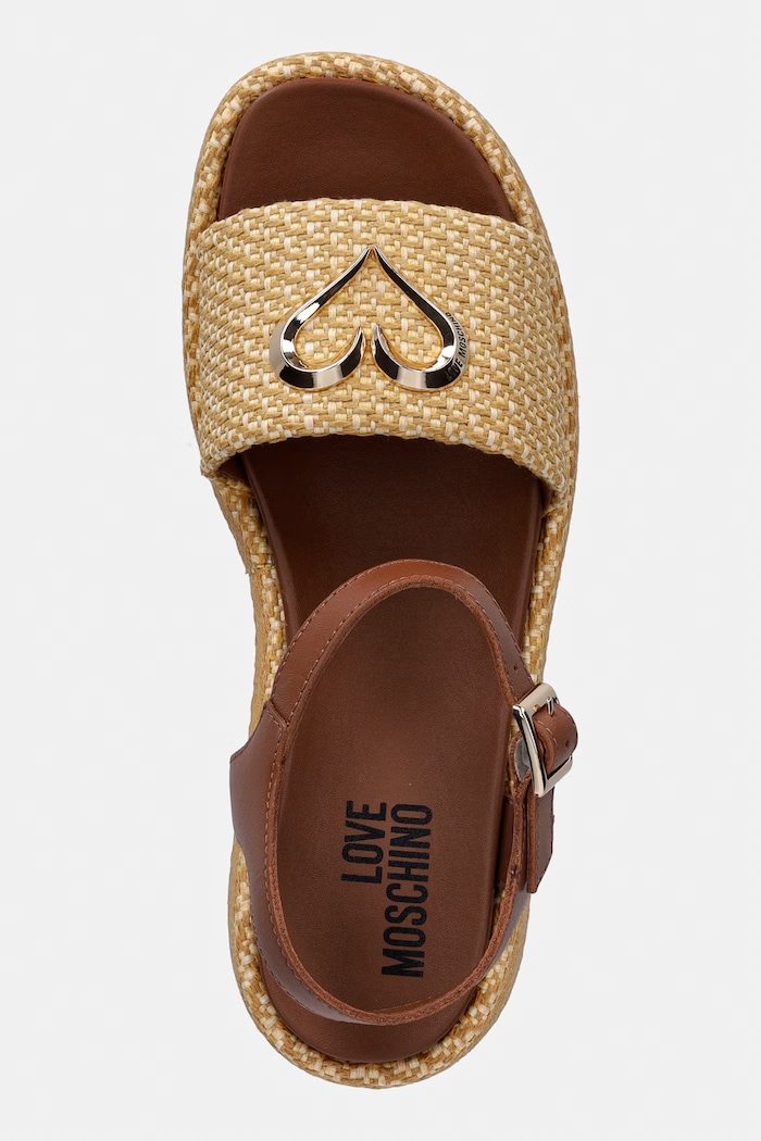 Love Moschino sandali rjava JA16127I0OJR610B