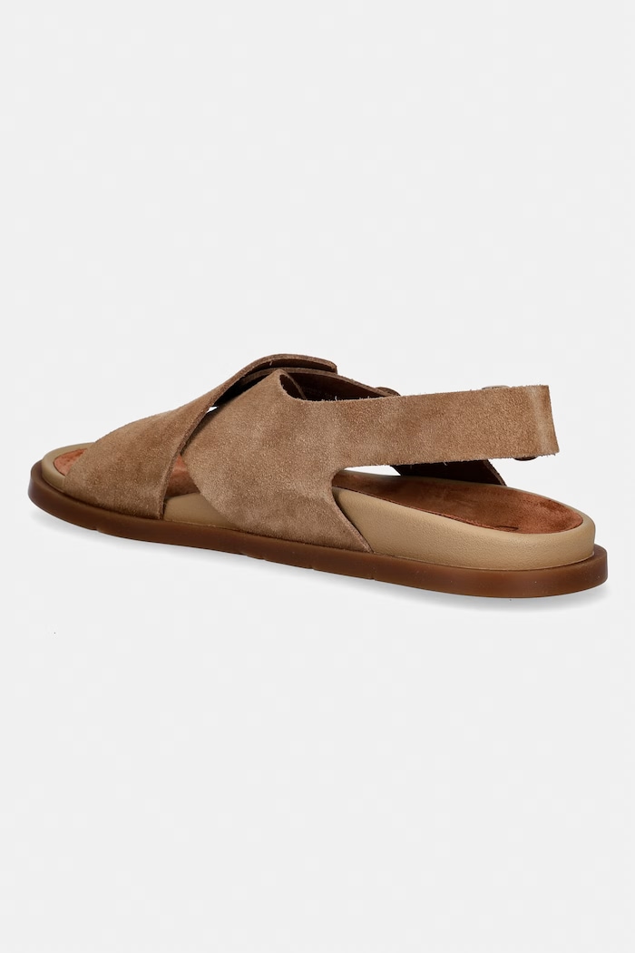Cipők Camper szandál női velúr Lluc Sandal K201880.002 bézs