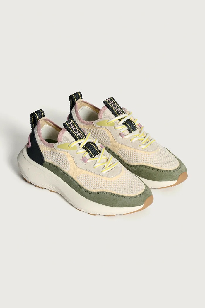 Hoff TRAVELER GREEN sneakers pentru femei, din piele întoarsă 22549004 verde SS26