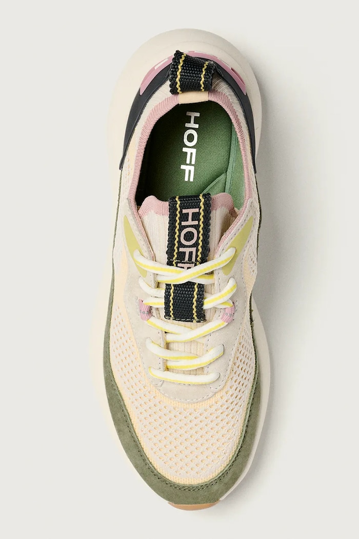 Hoff TRAVELER GREEN sneakers pentru femei, din piele întoarsă 22549004