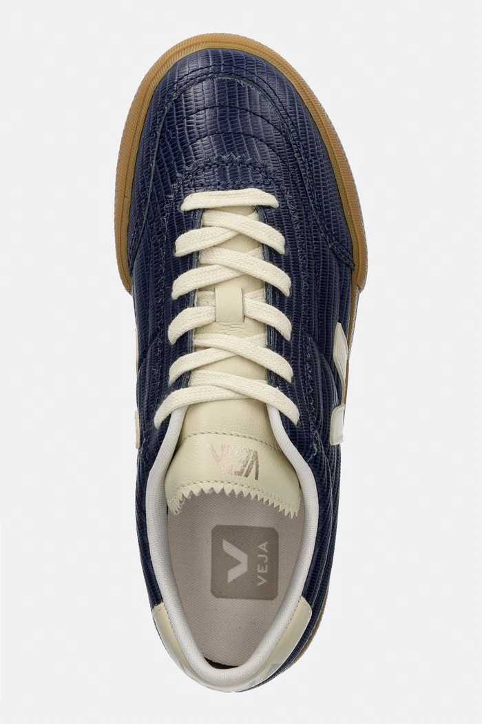 Veja Panenka sneakersy damskie skórzane granatowy FU0221391A