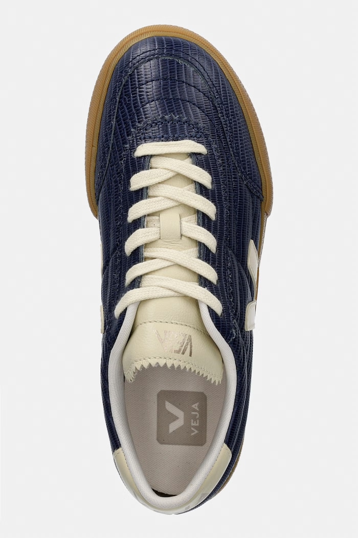 Veja Panenka sneakersy damskie skórzane granatowy FU0221391A
