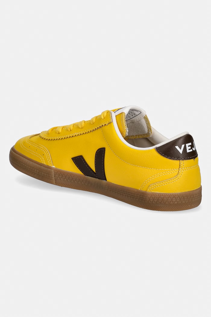 Încălțăminte Veja Volley O.T. sneakers pentru femei din piele VO2021434 galben