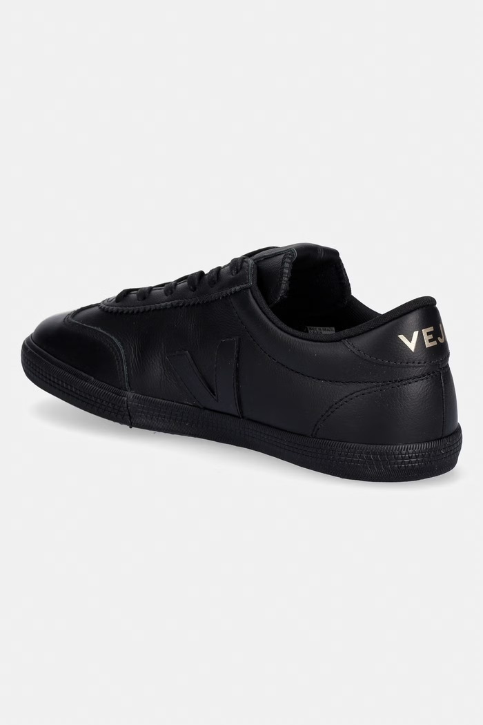 Încălțăminte Veja Volley Signature O.T. sneakers pentru femei din piele YP2021576A negru