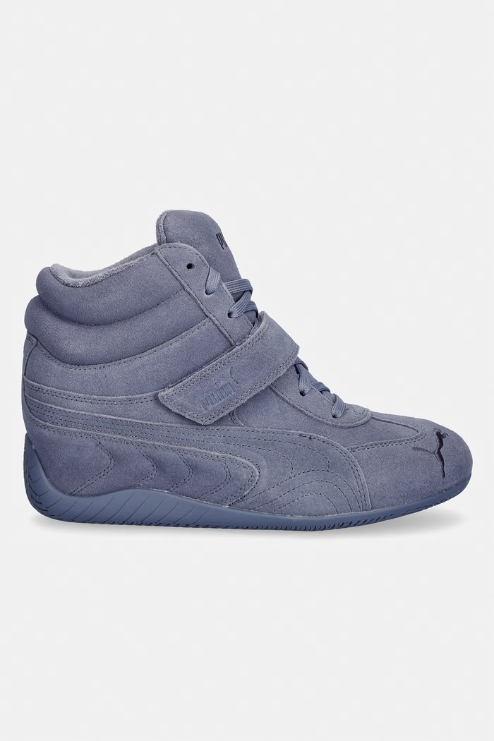 Puma Speedcat Wedge Women's Suede Sneakers 408118 gray AW26