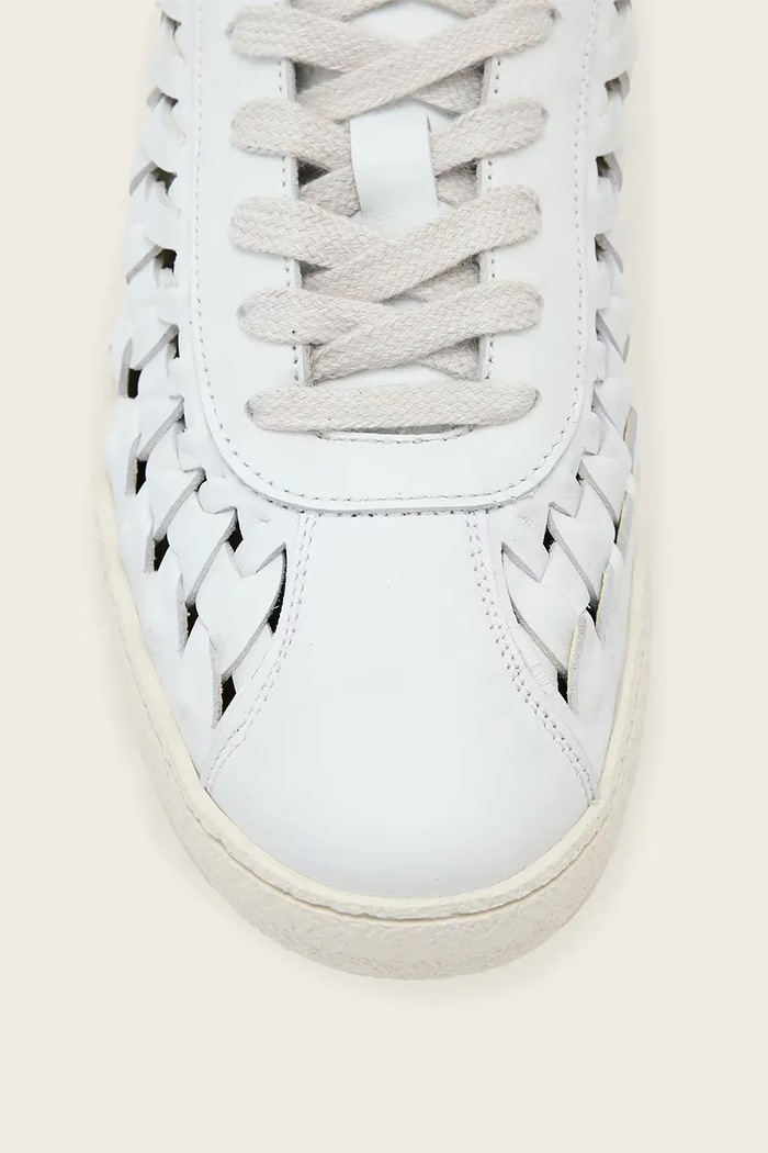 AllSaints Velma Woven Sneaker sneakers boty dámské kožené W141FC bílá