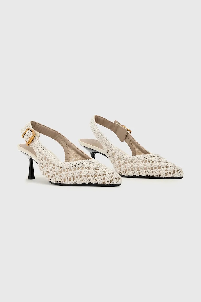 AllSaints Στιλέτο Violet Slingback W098FE λευκό SS26