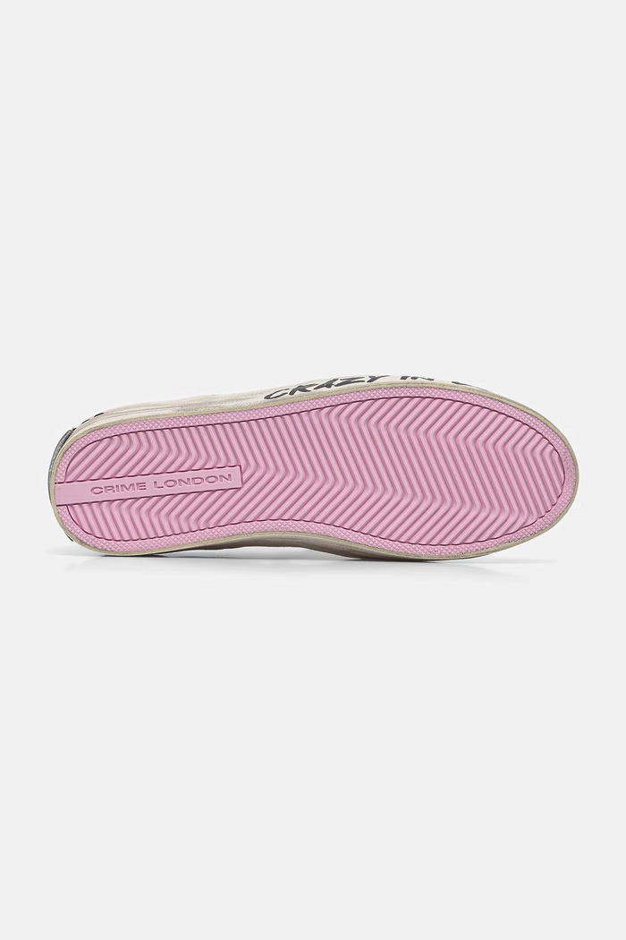 Crime London SK8 DELUXE sneakersy damskie skórzane 88111PP8.10