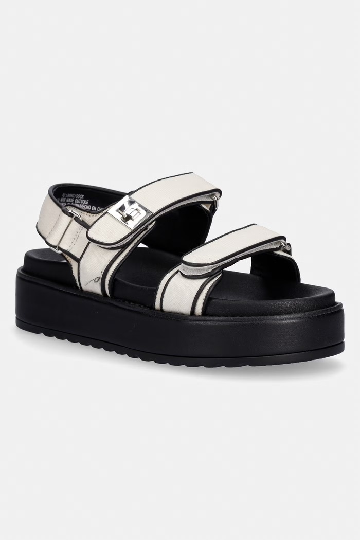 Steve Madden sandále na platforme dámske Bigmona béžová 11003034.031