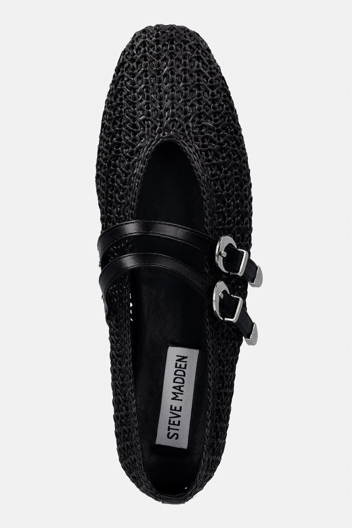 Steve Madden μπαλαρίνες Laney μαύρο 11005370.001
