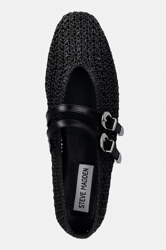 Steve Madden μπαλαρίνες Laney μαύρο 11005370.001