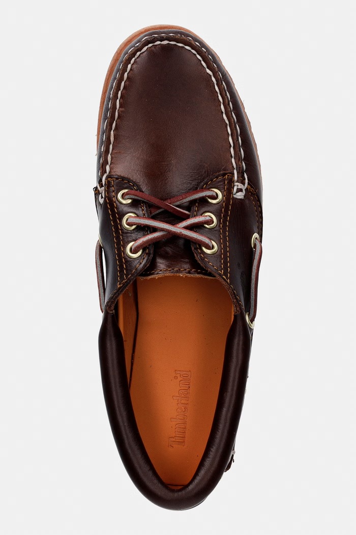 Timberland Μοκασίνια Γυναικεία Δερμάτινα καφέ TB0513042141
