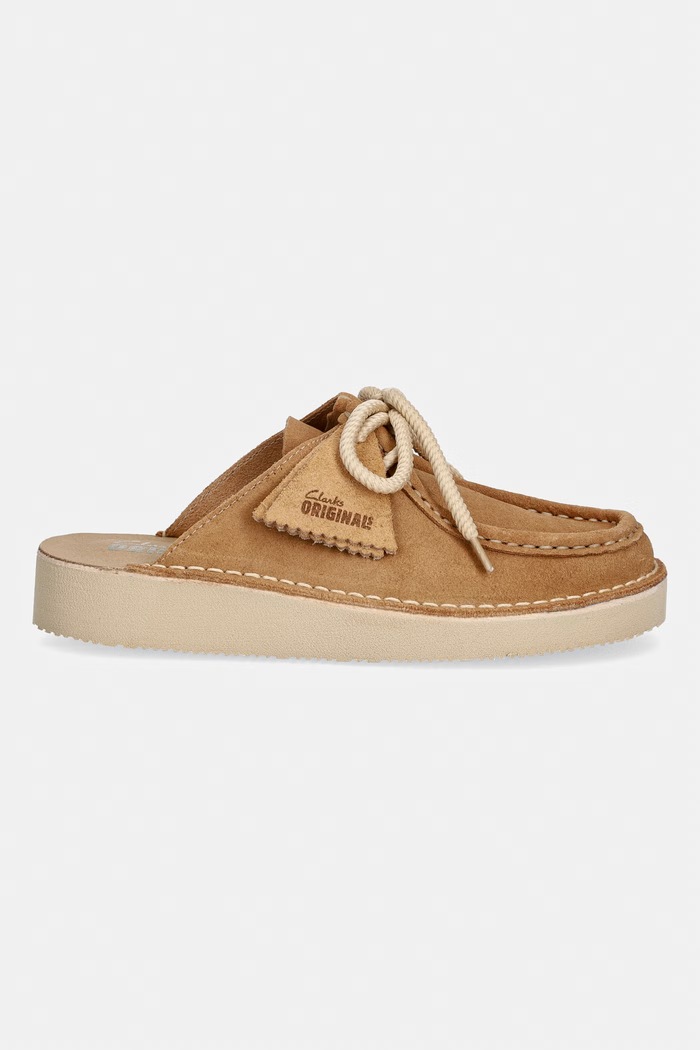 Clarks Originals NomadMule 2026 šľapky dámske semišové 26186619 béžová SS26
