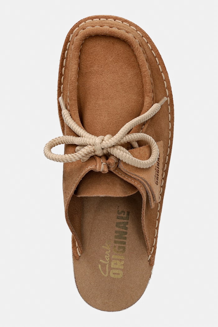 Clarks Originals NomadMule 2026 šľapky dámske semišové béžová 26186619