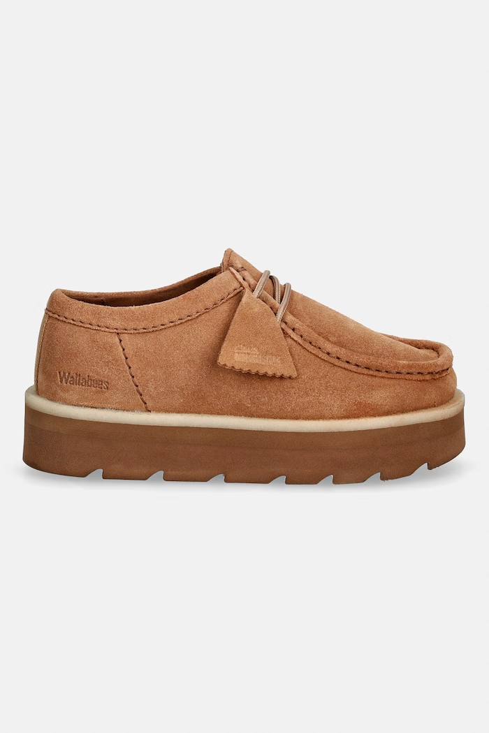 Clarks Originals Meare Walla μοκασίνια Γυναικεία σουέτ 26186481 καφέ SS26