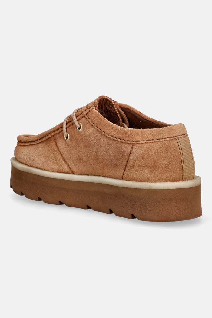 Παπούτσια Clarks Originals Meare Walla μοκασίνια Γυναικεία σουέτ 26186481 καφέ