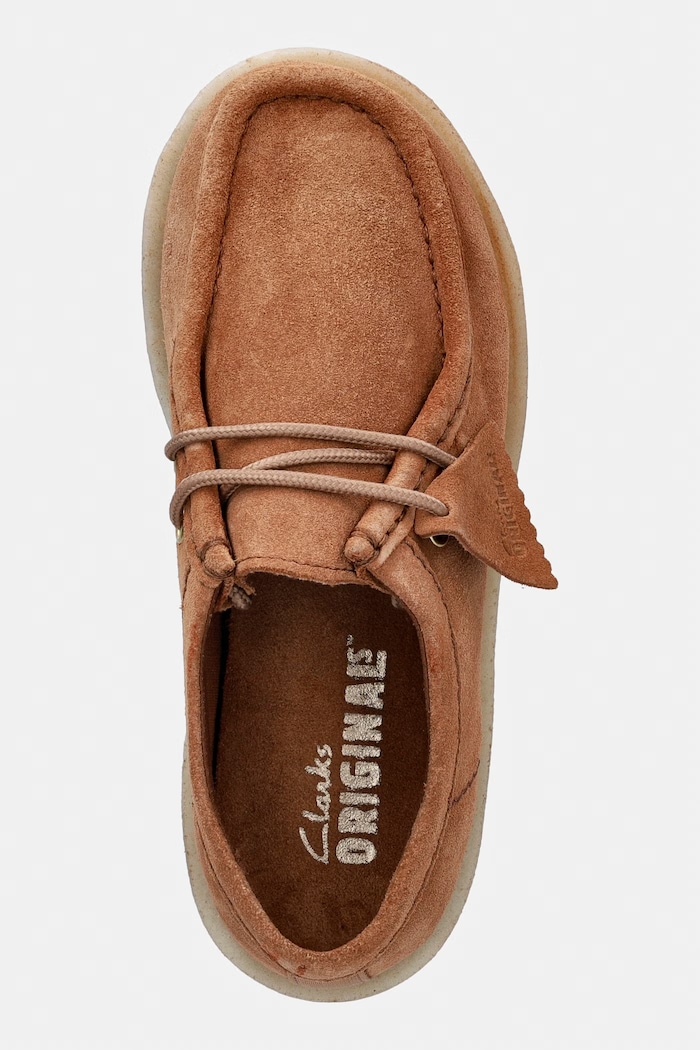 Clarks Originals Meare Walla μοκασίνια Γυναικεία σουέτ καφέ 26186481