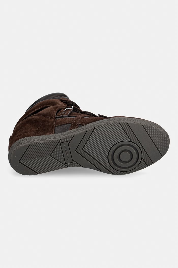Nokwol EDEN маратонки дамски от кожа Eden.Brown.Leather кафяв