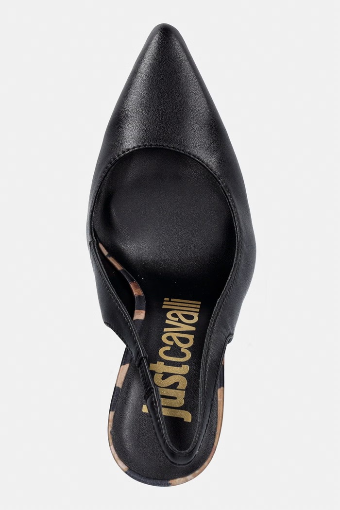 Just Cavalli stilettos din piele negru 80RA3S45ZPB93899