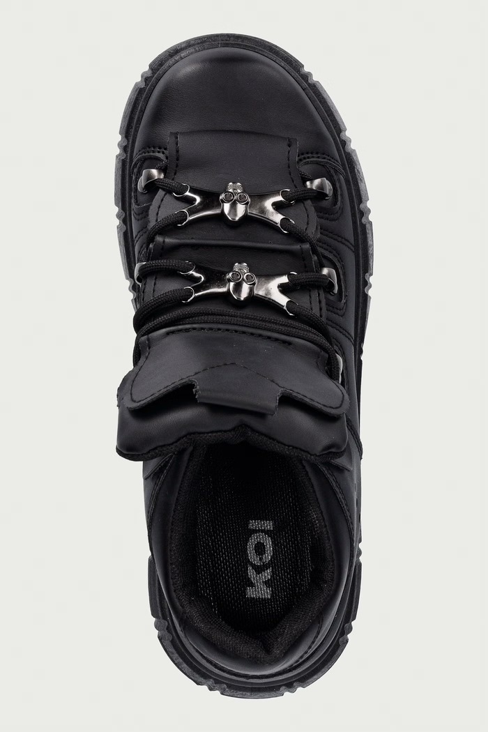 Koi Footwear sneakersy damskie czarny AC5.BLACK