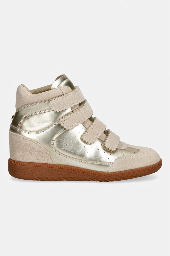 Steve Madden Mustang sneakersy damskie 11004987.045 złoty SS26
