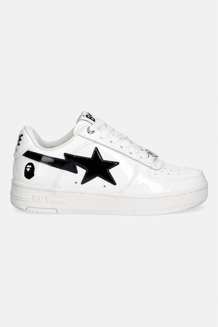 A Bathing Ape BAPE STA #2 L sneakersy damskie skórzane 0ZXSHW302912Q biały SS26
